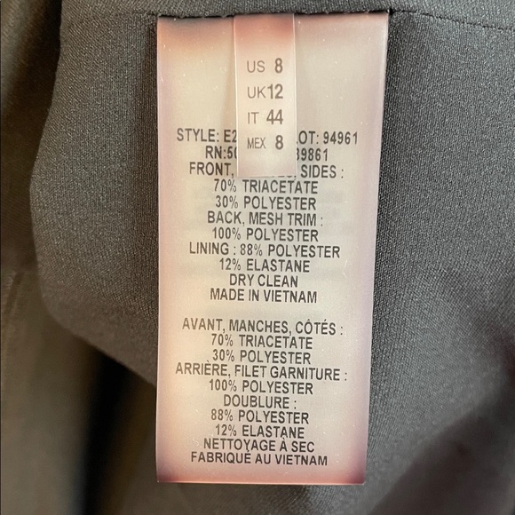 Elie Tahari - Women's Charcoal Blazer size 8 - Picture 10 of 11